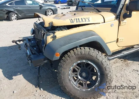 2014 Jeep Wrangler Willys Wheeler z USA, uszkodzony, nr VIN 1C4AJWAG8EL230746